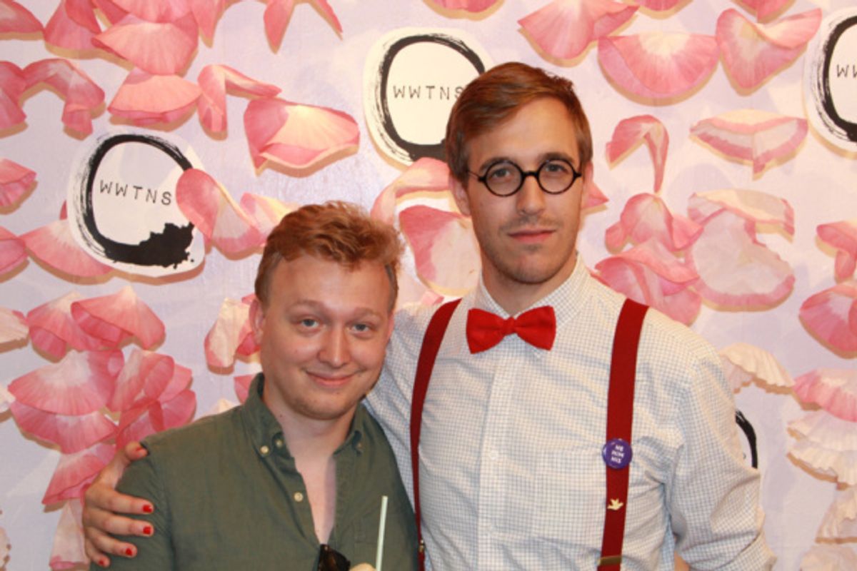 (L-R) Eric Shaum and Sam Hood Adrain | photo by Joe Pietropaolo (c) WWTNS at 